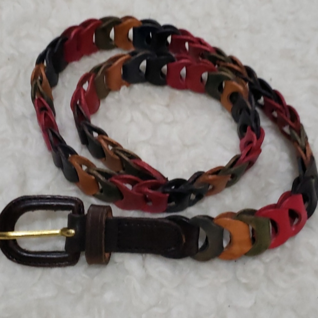 Vintage Genuine Leather Belt
